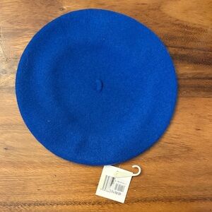 Lambswool Blue Beret